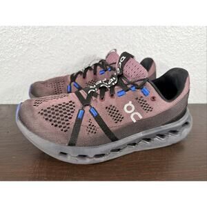 On Cloudsurfer 3WD10441509 Women's 8 Running Shoes Brown Black Cobalt Sneakers